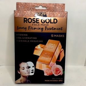 3 for $35 Azure Lux • ROSE GOLD FACE MASKS X5